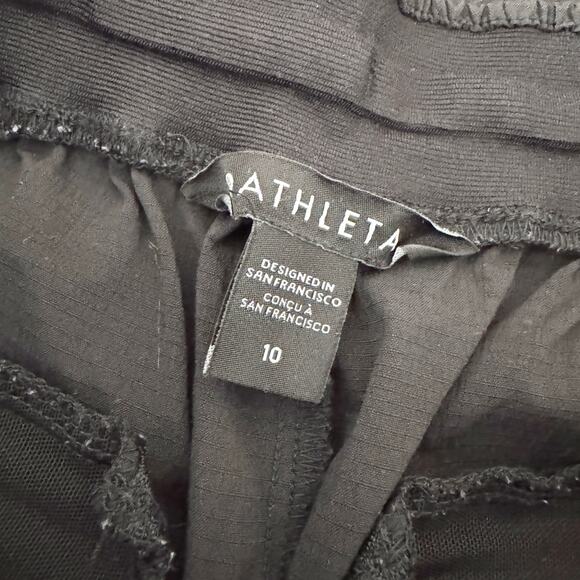 ATHLETA Trekkie Straight Crop Pants Black 10 - Picture 8 of 10